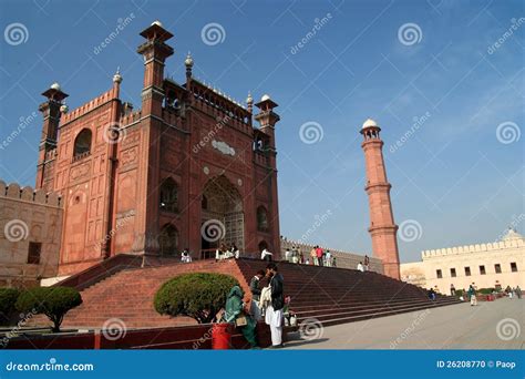 Badshahi Mosque Editorial Image Image Of Heritage Figure 26208770