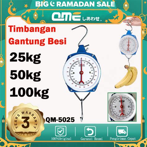 Jual Qme Timbangan Gantung Besi Kg Kg Kg Shopee Indonesia