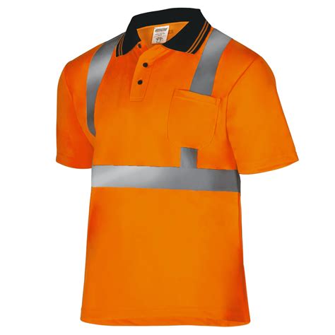 Jorestech Hi Vis Short Sleeve Safety Polo Shirt Ansi Class Orange