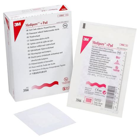 M Medipore Pad Soft Cloth Adhesive Wound Dressing