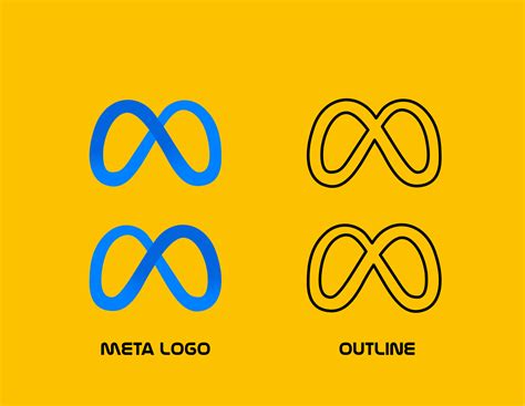 Meta Logo Outline By Designqo On Dribbble