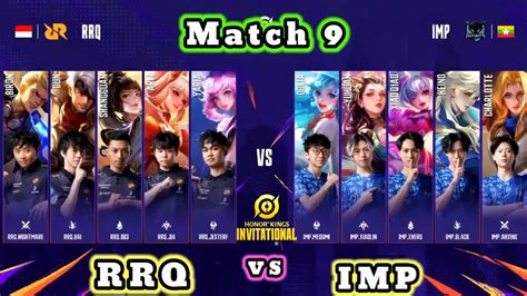 DAY 3 Match 9 RRQ Vs IMP Honor Of Kings Invitational Season 2