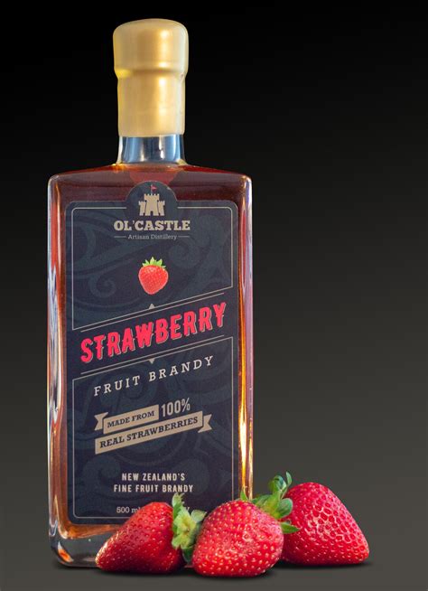 Strawberry Brandy Made In Nz From Real Fruits Olcastle Artisan