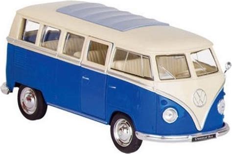 Bol Welly Metalen Volkswagen Bus T1 Blauw 13 5 Cm