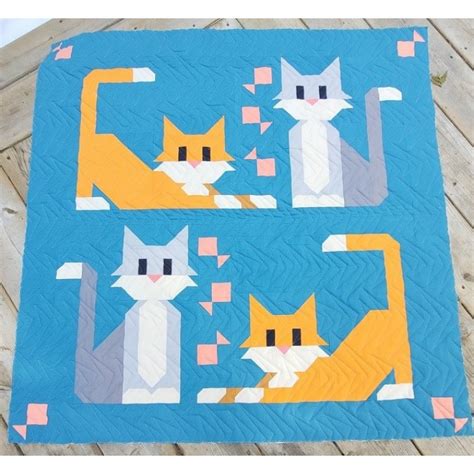 Patterns :: Quilt Patterns :: Cat Scratch Quilt Pattern