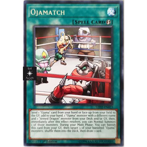 BaK Yu Gi Oh Thẻ Bài Chính Hãng Ojamatch EN Rare Shopee Việt Nam