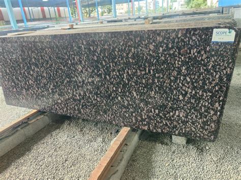 Polished Slab Sira Grey Granite Stone For Flooring Thickness 15 Mm