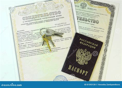 Documents Passport Of The Citizen Of The Russian Federation And Editorial Image Image Of