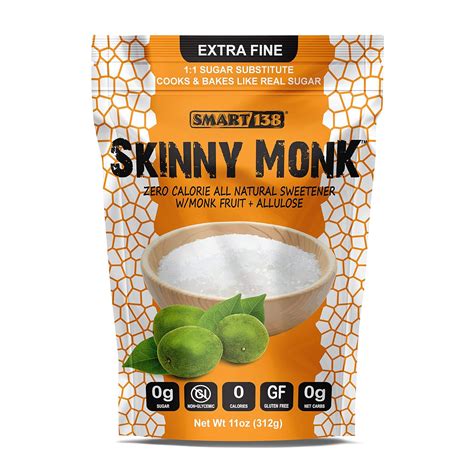 Amazon Skinny Monk Monkfruit Sweetener Keto Friendly Zero Net