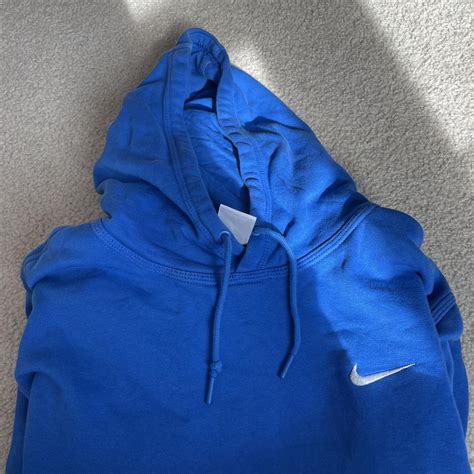 Royal Blue Nike Hoodie Women Or Men Size Xl Depop