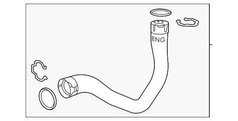 60008604 Charge Air Cooler Outlet Air Hose Chevrolet Parts Direct