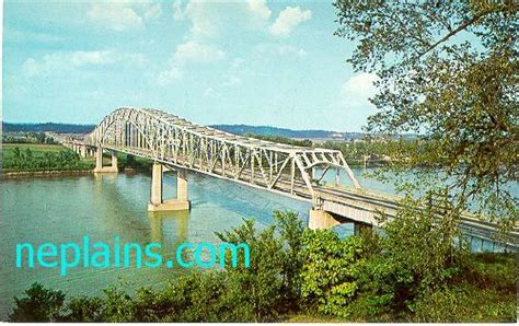 MISSOURI Jefferson City - Missouri River Bridge 1950s