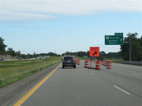 Michigan Interstate 275 Northbound Cross Country Roads