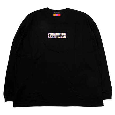 Radio Eva A Evangelion Box Logo Cutsew Black Xl Black