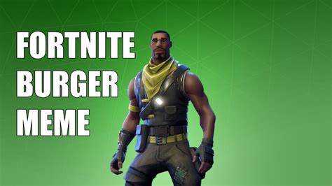 Fortnite Burger Meme