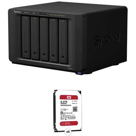 Synology DiskStation 40TB DS1517 5 Bay NAS Enclosure Kit With