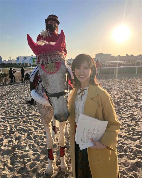 横山ルリカさんのインスタグラム写真 横山ルリカinstagram 「 東京大賞典 は、横山和生騎手騎乗のウシュバテソーロが重賞初挑戦で