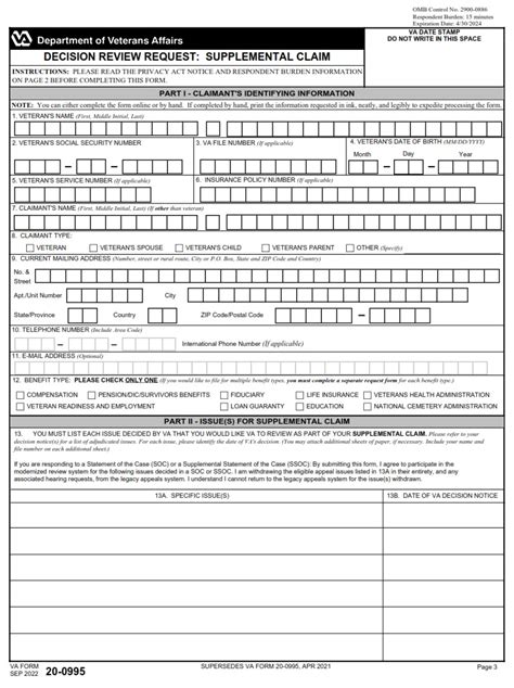 Va Form 20 572 Printable