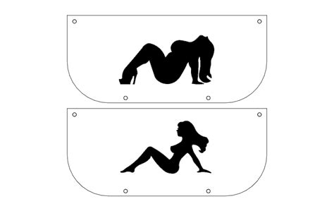 Mudflap Girl Vector at Vectorified.com | Collection of Mudflap Girl ...