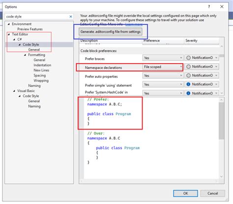 How To Set C File Scoped Namespaces As Default In Visual Studio