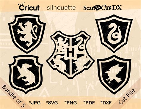 Hogwarts' House Crests Printable