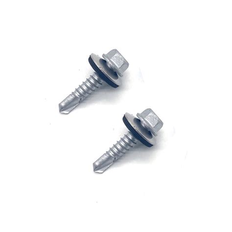 Stainless Steel 304 410 Hexagon Flange Drilling Bi Metallic Screw With