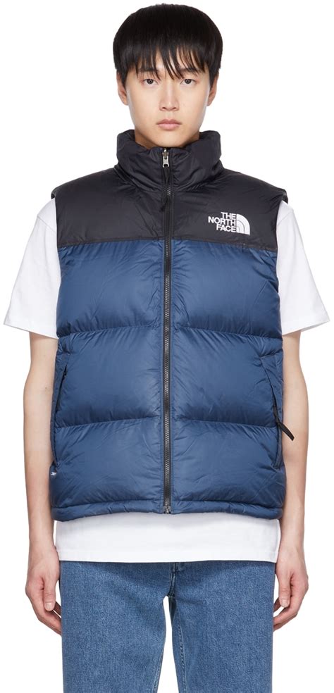 The North Face Navy 1996 Retro Nuptse Vest Ssense Canada