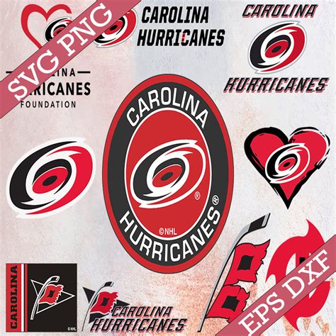 Bundle Files Carolina Hurricanes Hockey Team Svg Carolin Inspire