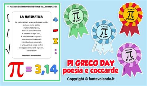 Giornata Internazionale della Matematica e Pi Greco Day attività