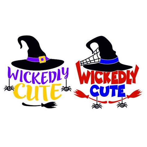 Wickedly Cute Wicked Baby Halloween Cuttable SVG PNG DXF Eps Designs