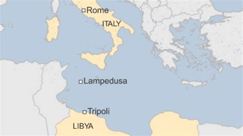 Migrants Drown As Libya Boat To Italy Sinks Bbc News