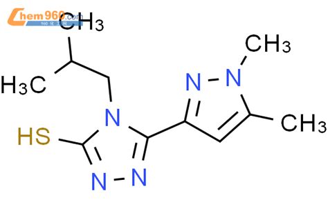 512810 96 7 5 1 5 Dimethyl 1H Pyrazol 3 Yl 4 Isobutyl 4H 1 2 4