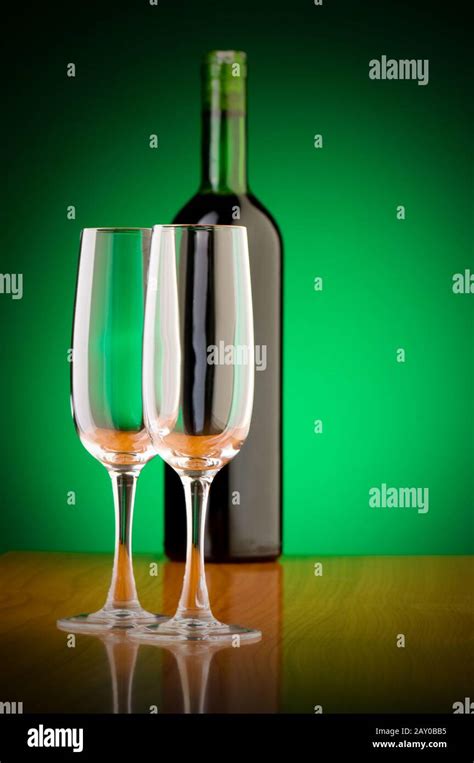 Wine concept with gradient background Stock Photo - Alamy