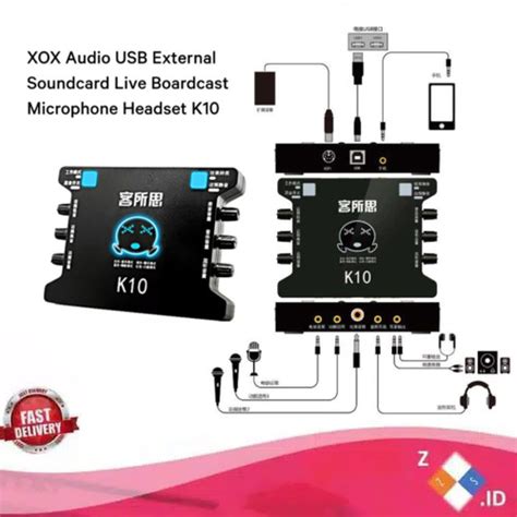 Jual Soundcard Audio Interface Recording XOX K10 VS KS108 Kota