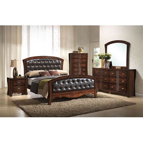 Cambridge Fairmount Espresso Wood 5 Piece Bedroom Suite With King Bed