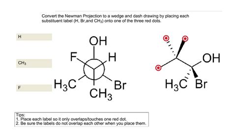 How To Draw Newman Projections From Wedge Dash