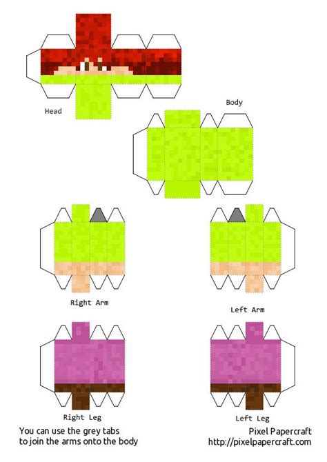 German Garmendia Papercraft Minecraft Para Armar Armables De