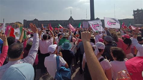 Fotos De La Marcha Por La Democracia 2024 ¿se Llenó El Zócalo