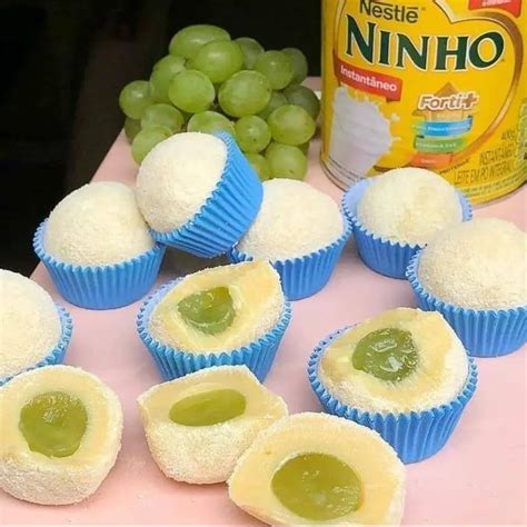 Brigadeiro De Ninho Recheio De Uva Receitas