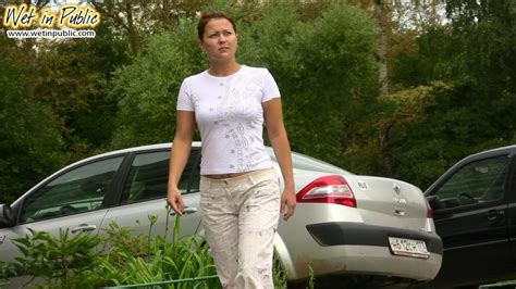 Confused Babe Desperately Tries To Hide Her Public Pissing Disgrace Porn Pictures XXX Photos