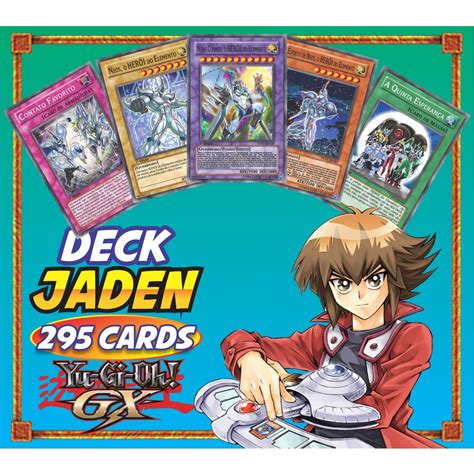 Cartas Yugioh Deck Jaden Yuki 79 Cartas Heroi Elementar Neos ORICA