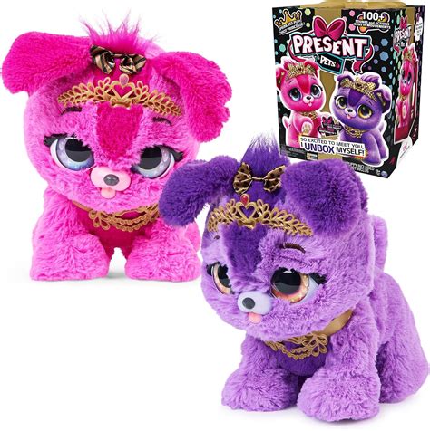 Present Pets Princess Puppy Interactive Surprise Plush Toy