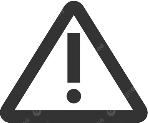 Outline Icon Warning Sign Design Element Mark Warning Vector Design