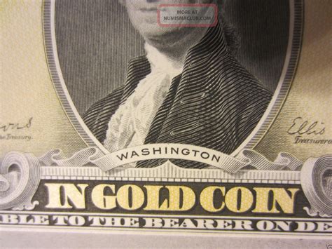 1905 $20 Dollars Gold Certificate Bep Intagio Proof Prints Technicolor