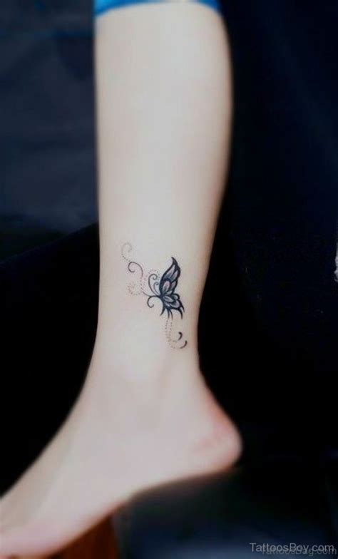 50 Excellent Butterfly Tattoos On Ankle Tattoo Designs