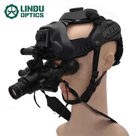 Lindu Fully Dark Use Infrared Military Grade Gen 3 Night Vision Goggles