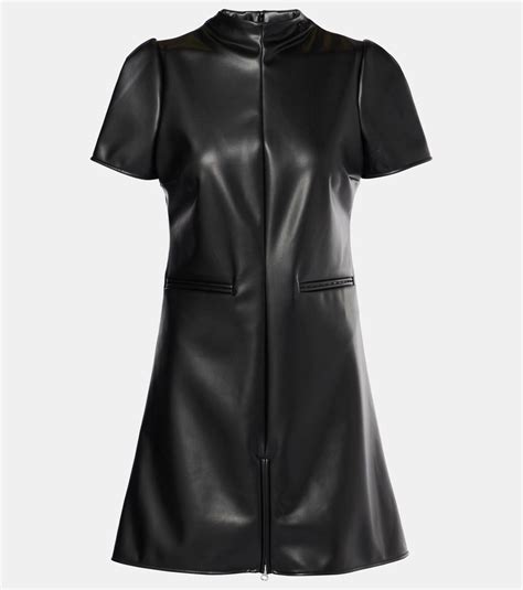 Courrèges Faux Leather Minidress Courreges