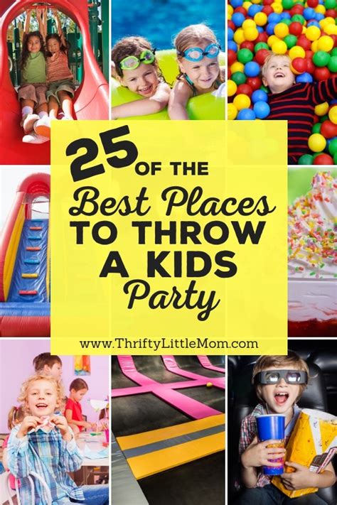 Birthday Party Places- 25 That Your Kids Will Love