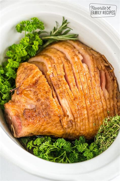 Crock Pot Spiral Ham With Maple And Brown Sugar Recipe Cart