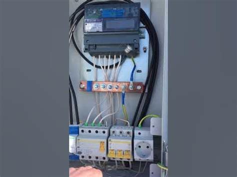 Щит учета для частного дома 15кВт на 380 Вольт для электросетей - YouTube